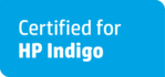 Logo HP Indigo zertifiziert