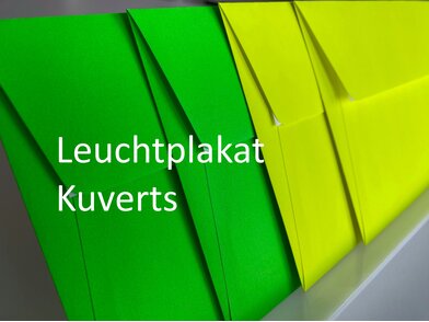Leuchtplakatpapier Kuverts | © EP