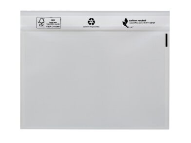 Lieferscheintasche unbedruckt Produktabbildung